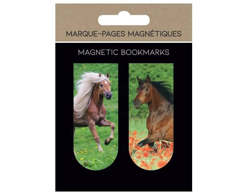 Cart Lesezeichen Pferde 2 Magnete