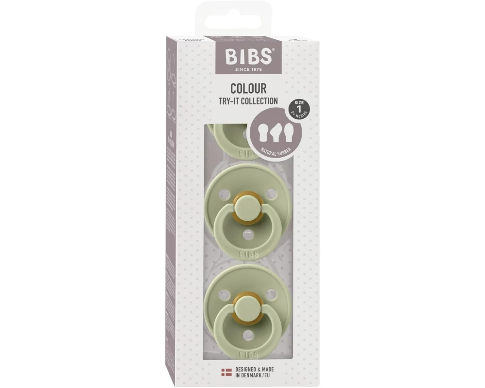 Bibs Try-it Collection Grösse 1, Sage, 3 Stück
