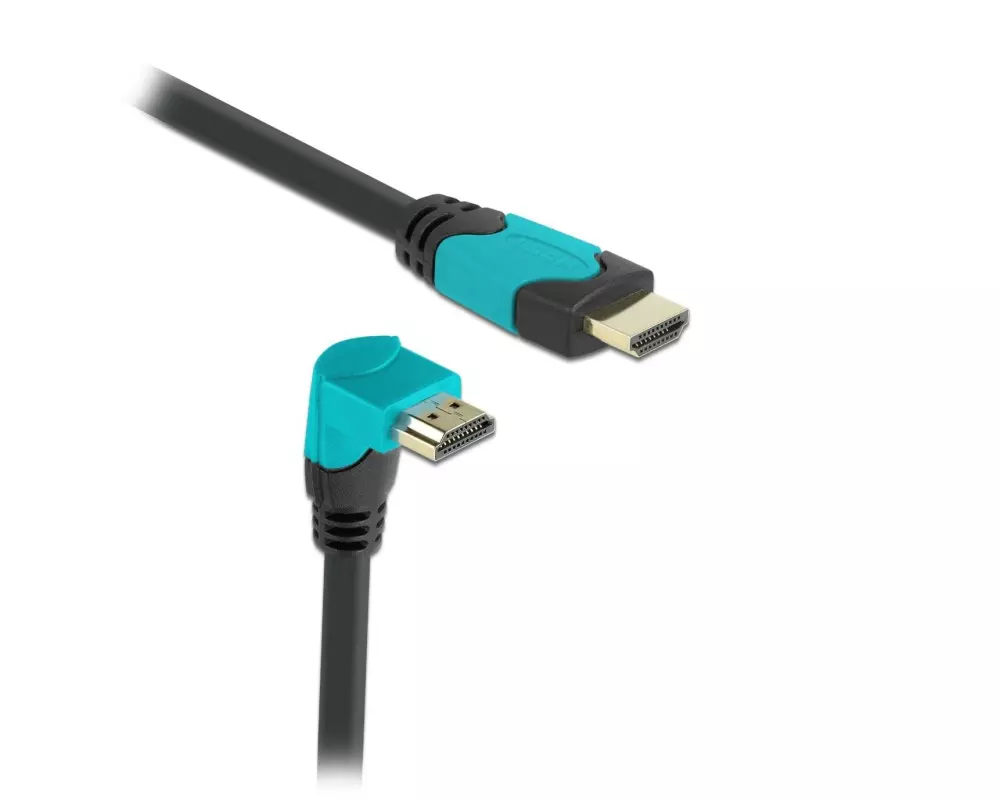 Delock Kabel Unten gewinkelt 8K 60Hz HDMI - HDMI, 3 m