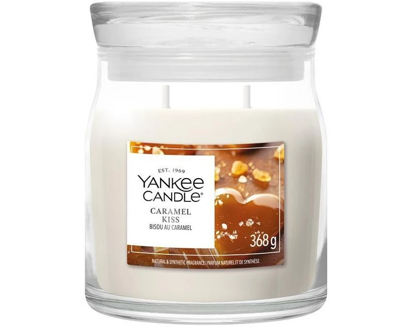 Yankee Candle Signature Duftkerze Caramel Kiss Signature Medium Jar