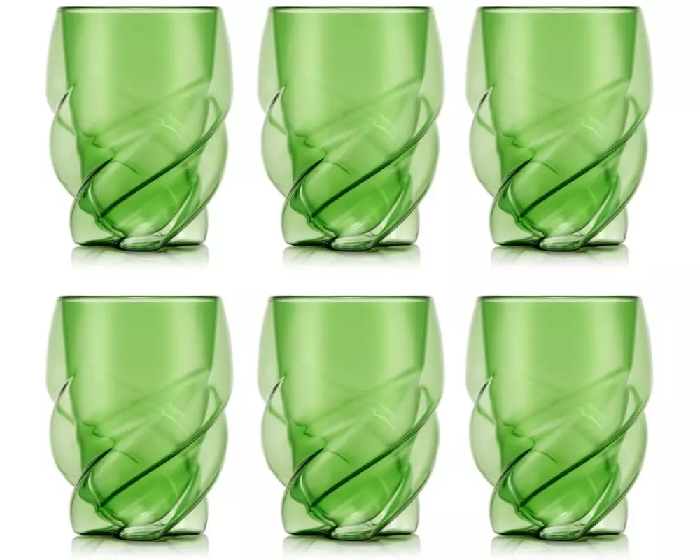 Bodum Pavina Paris Doppelwandgläser 270 ml, 6 Stück, Grün