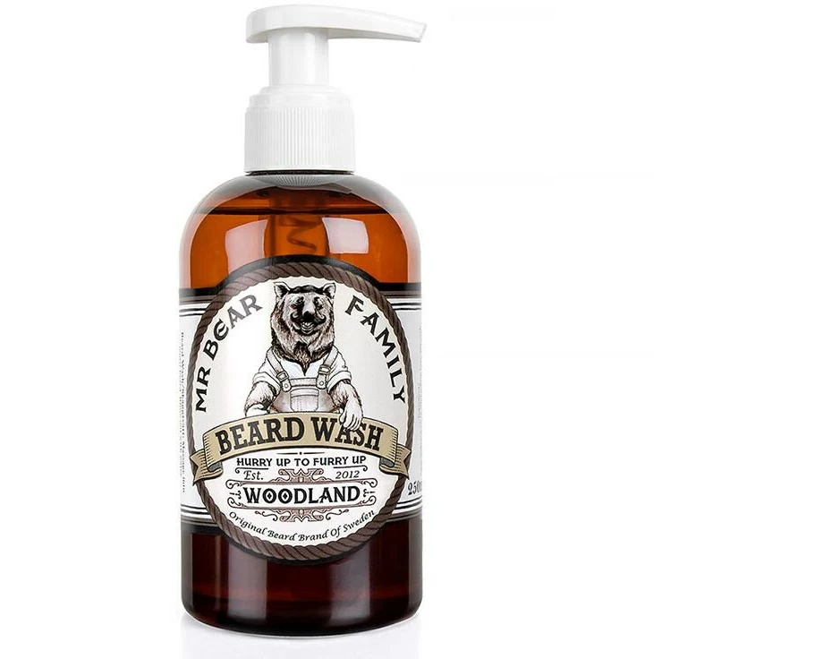 Mr. Bear Family Beard Wash Woodland Bartshampoo Woodland 250 ml
