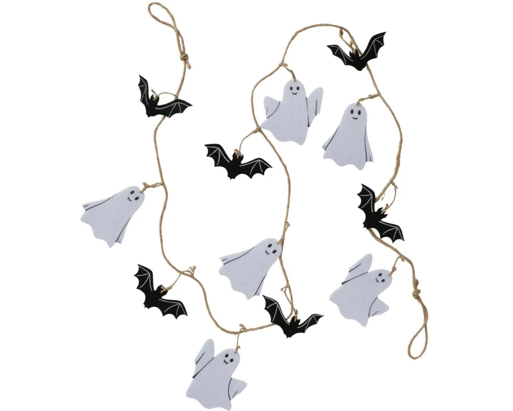 Boltze Girlande Ghostie 160 x 10.5 cm