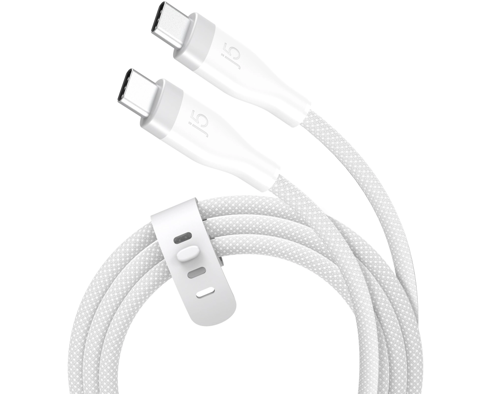 j5create JUCX18L18W USB Kabel 1,8 m USB C 0,48 Gbit/s 60 W Weiß