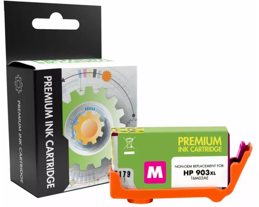 STATIC Ink cartridge compatible with HP T6M07AE 903XL magenta remanufactured 825 pages