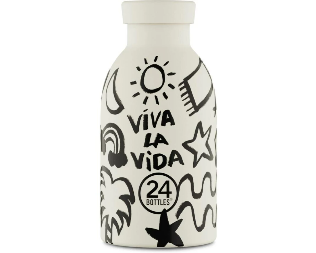 24Bottles Thermosflasche Clima 330 ml, Viva la Vida