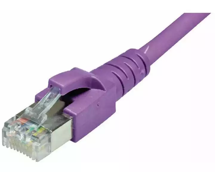 Dätwyler IT Infra Patchkabel RJ-45 - RJ-45, Cat 6A, S/FTP, 3 m, Violett