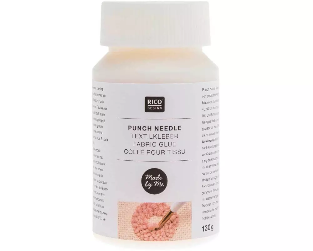 Rico Design Punch Needle Textilkleber 130 ml