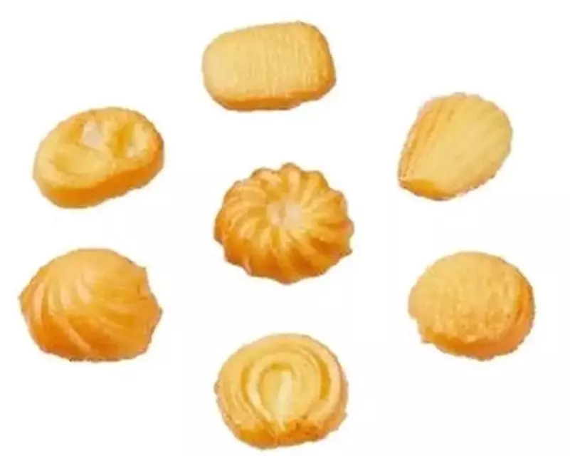 HobbyFun Mini-Lebensmittel Kekse 1 cm, 7 Stück