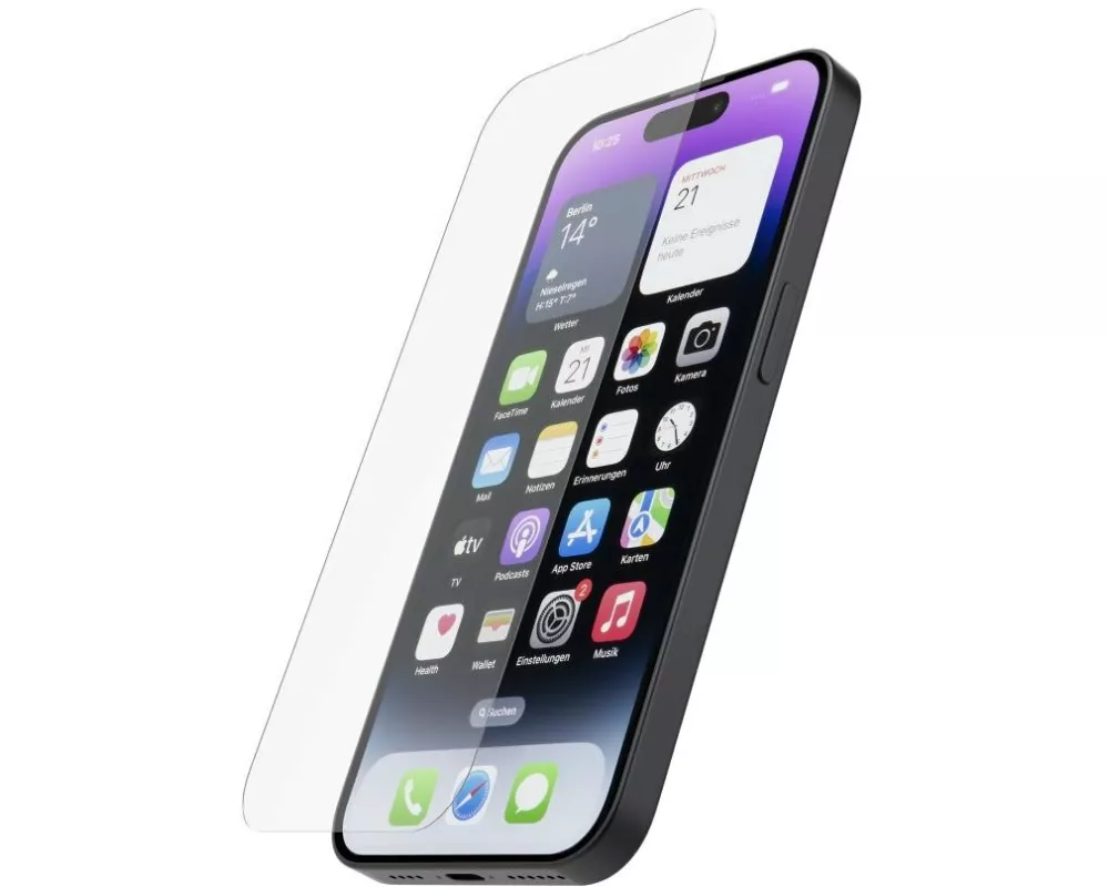 Hama Displayschutz Premium Crystal Glass iPhone 14 Pro