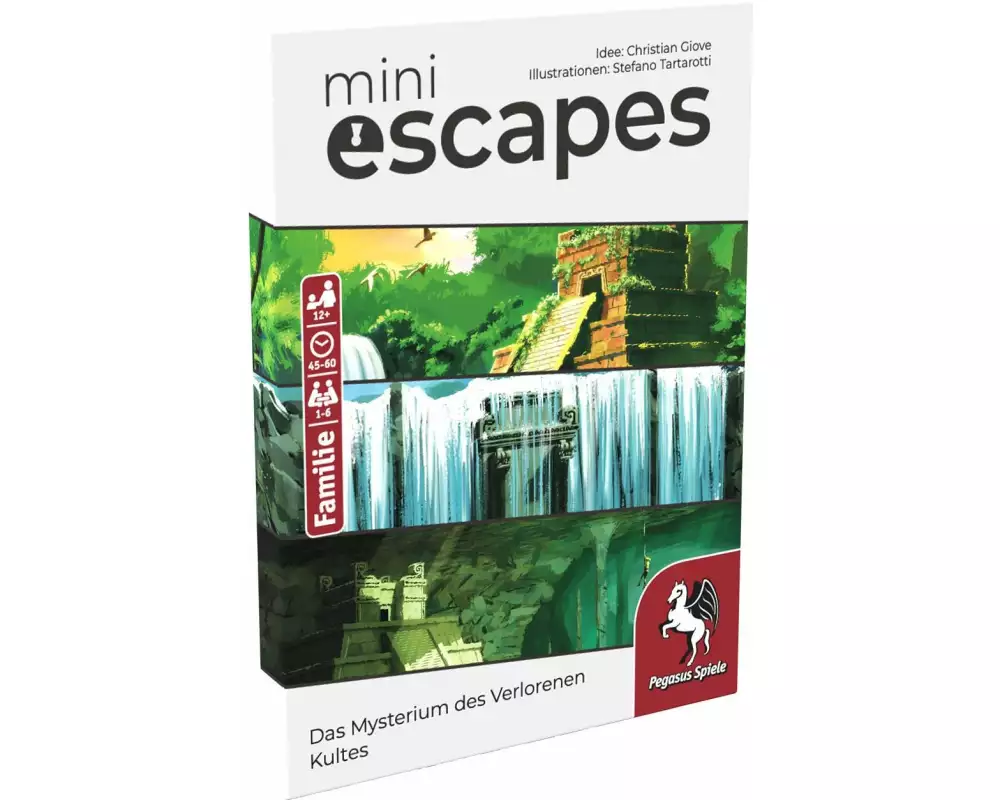 Pegasus Spiele Familienspiel MiniEscapes Das Mysterium des Verlorenen -DE-