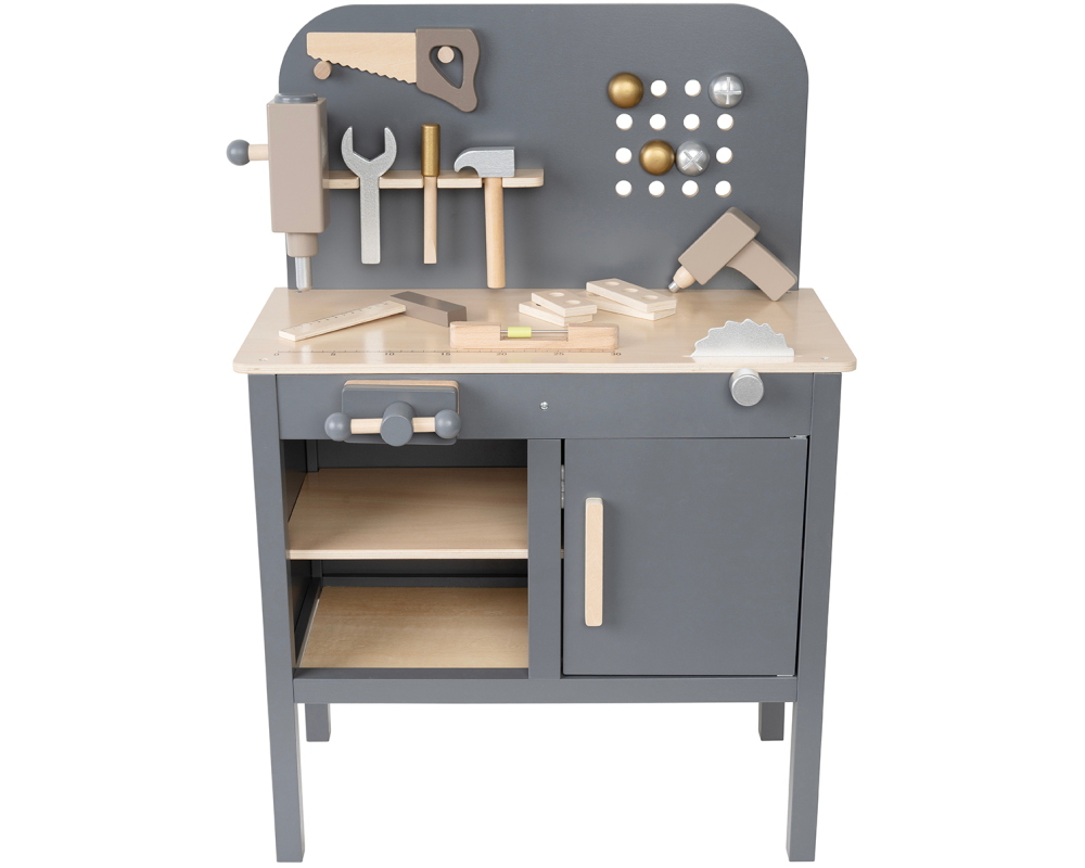 JABADABADO Werkzeugbank 55x30x78cm C2555 grau