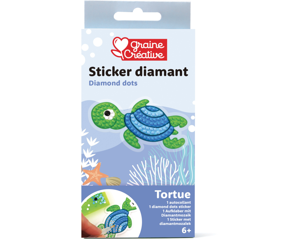 GRAINE CREATIVE Diamond Sticker GC-750277 Schildkröte