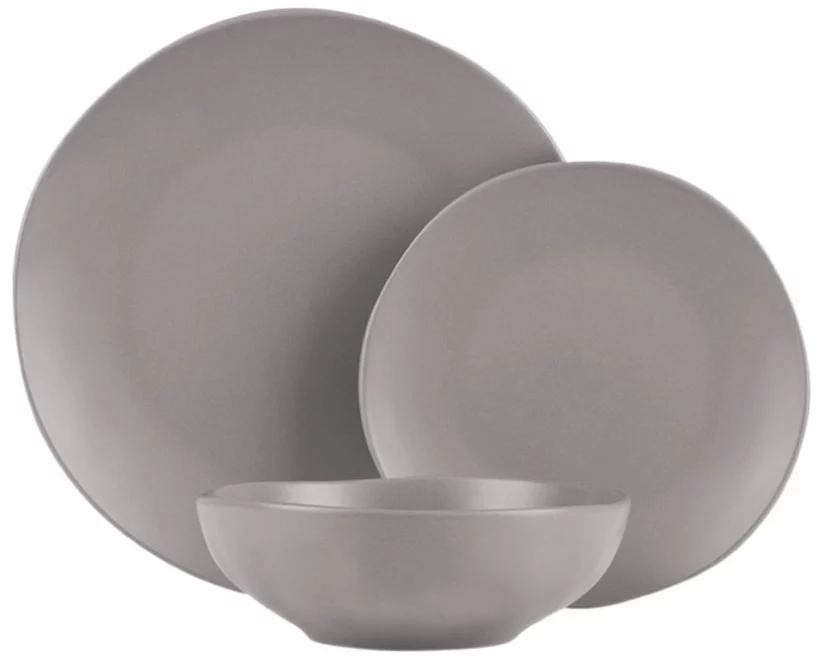 Berlinger Haus 18-teiliges Tellerset matt Taupe Collection