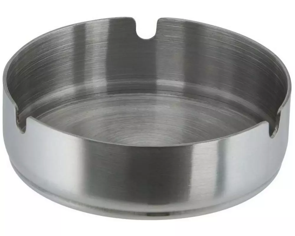 APS Aschenbecher Atlas 10 cm, Silber