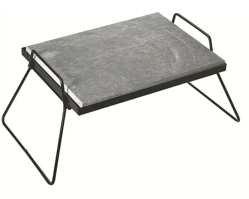 Nouvel Grillstein mit Tragegestell, 60 x 33 x 8 cm