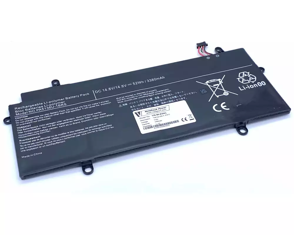 Vistaport Akku für Toshiba PORTEGE Z30