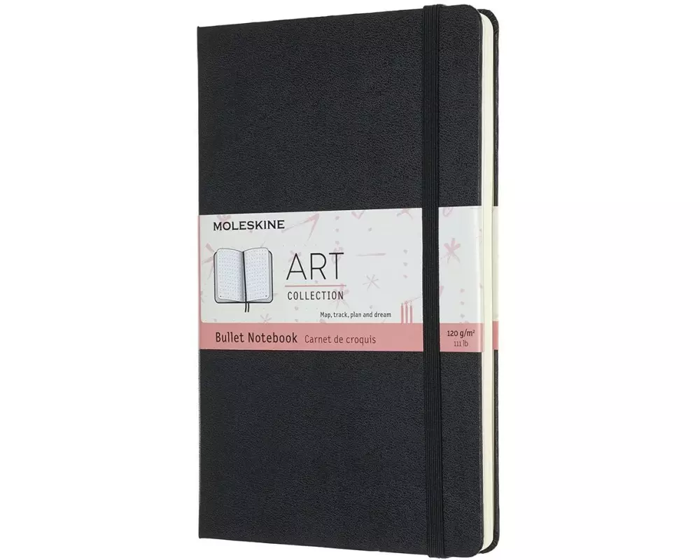 Moleskine Notizbuch A5 Bullet Dot, Schwarz