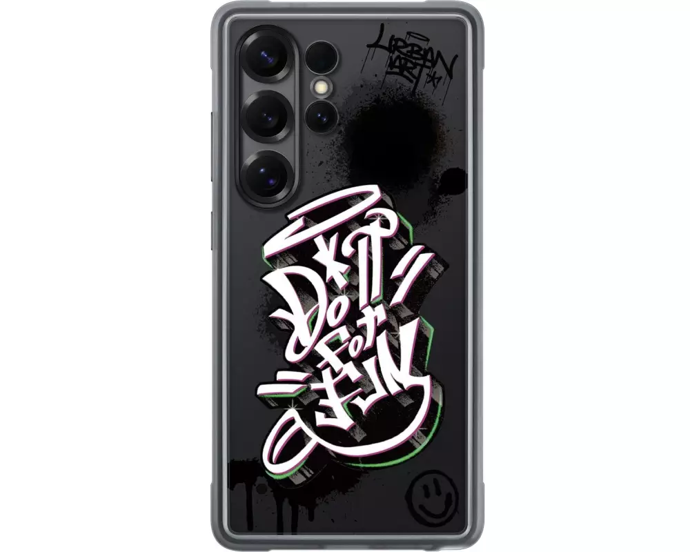 Samsung Back Cover Flipsuit Case Galaxy S25 Ultra Schwarz