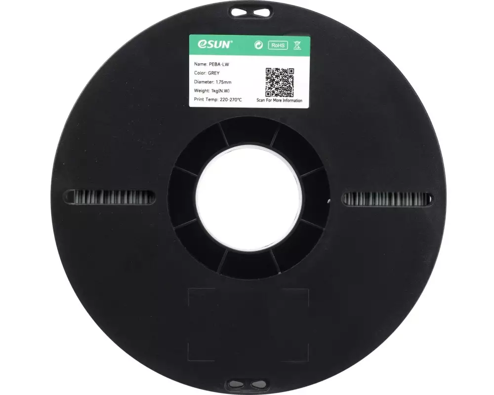 eSun Filament PEBA LW Grau 1.75 mm 0.8 kg
