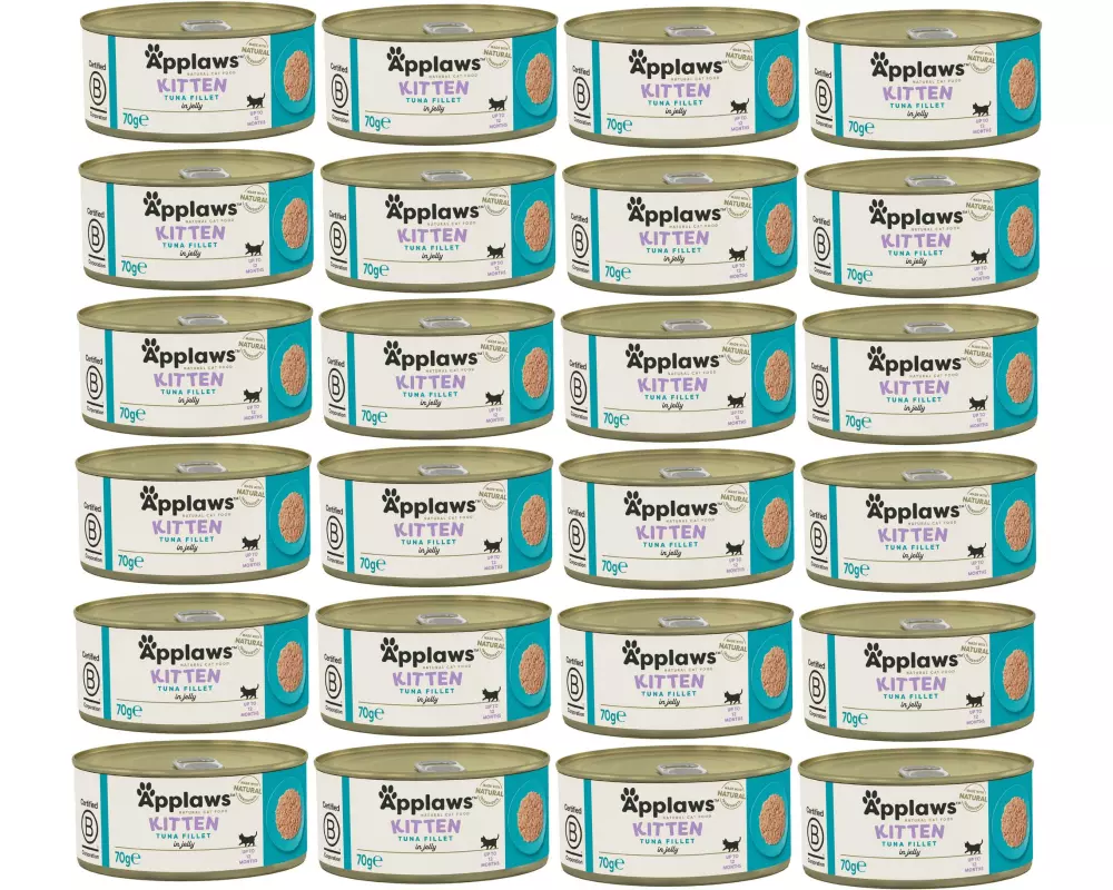Applaws Nassfutter Dose Kitten Thunfisch, 24 x 70 g