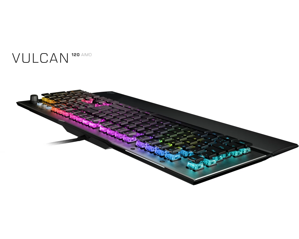 ROCCAT Vulcan 120, brown Switch, AIMO ROC-12-445-BN Gaming Keyboard, CH-Layout