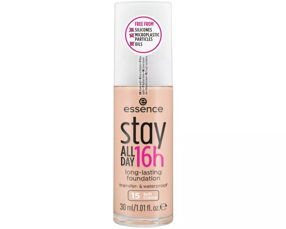 essence Foundation Stay All Day 16 h Long-Lasting 15 Soft Creme