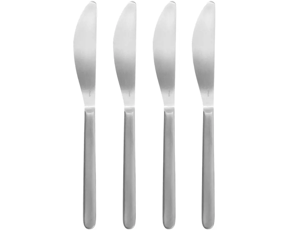 Blomus Buttermesser Stella 4 Stück, Silber