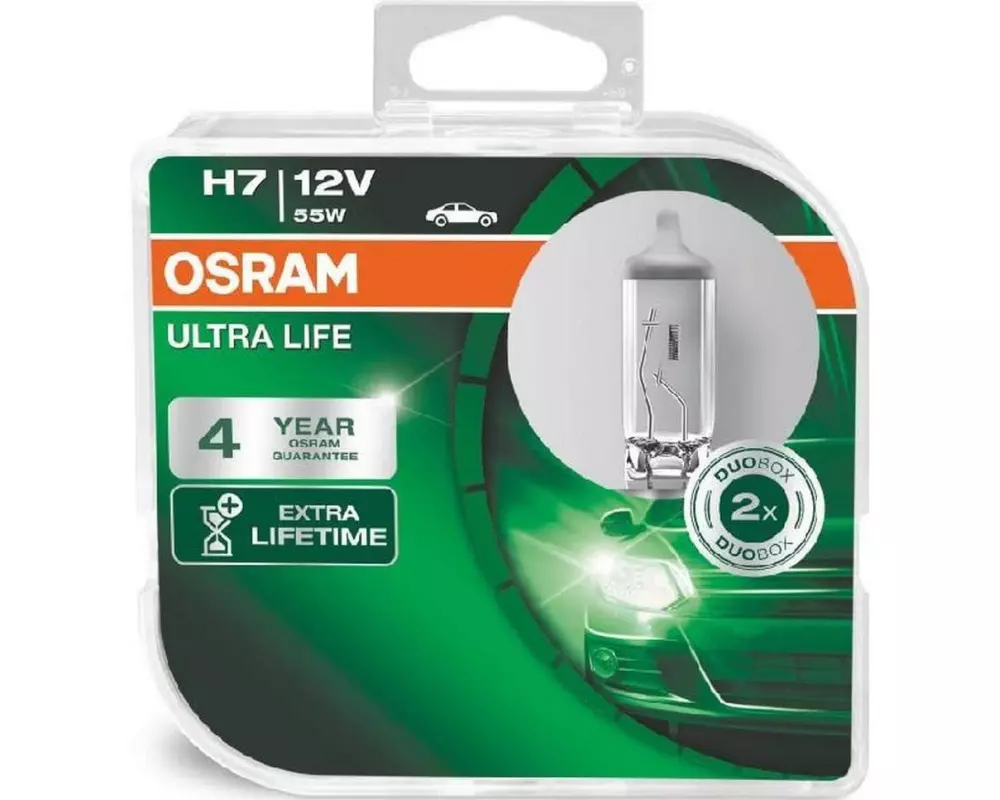 OSRAM Glühlampe H7 ULTRA LIFE 12V 55W PX26d PKW
