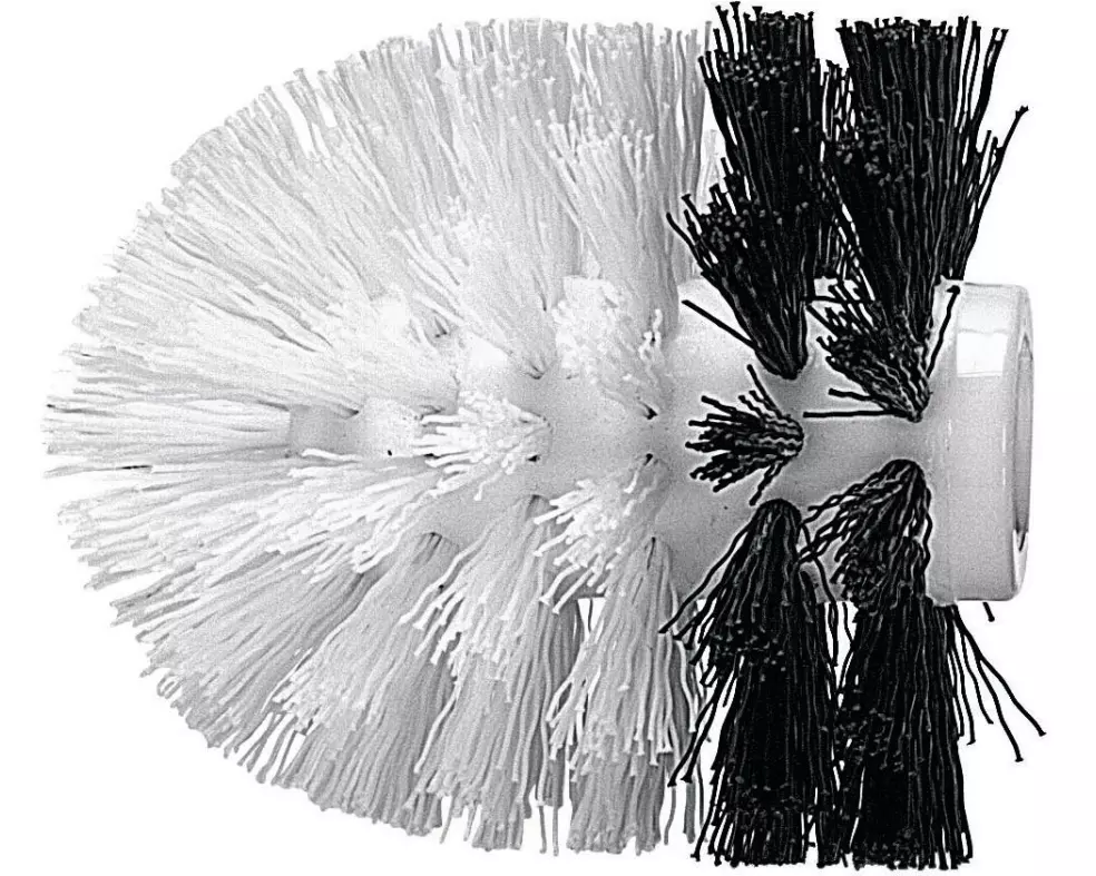 Kleine Wolke Ersatzbürstenkopf 1 Stück, Schwarz/Weiss