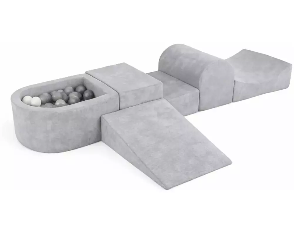 KidKii Bällebad Soft Playsystem inkl. 50 Bälle