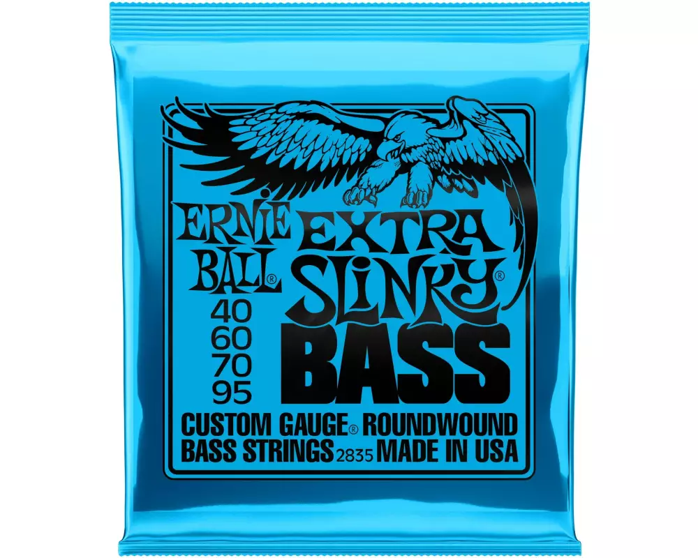 Ernie Ball Basssaiten 2835 Slinky Bass – Extra, 40-95