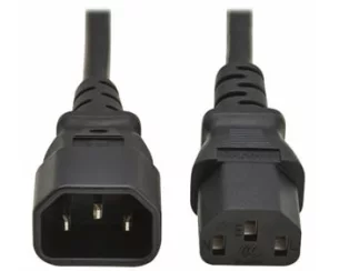 EATON TRIPPLITE PDU, Power, Cord, C13, to C14, 10A, 250V, H05VV-F, 2m, Black