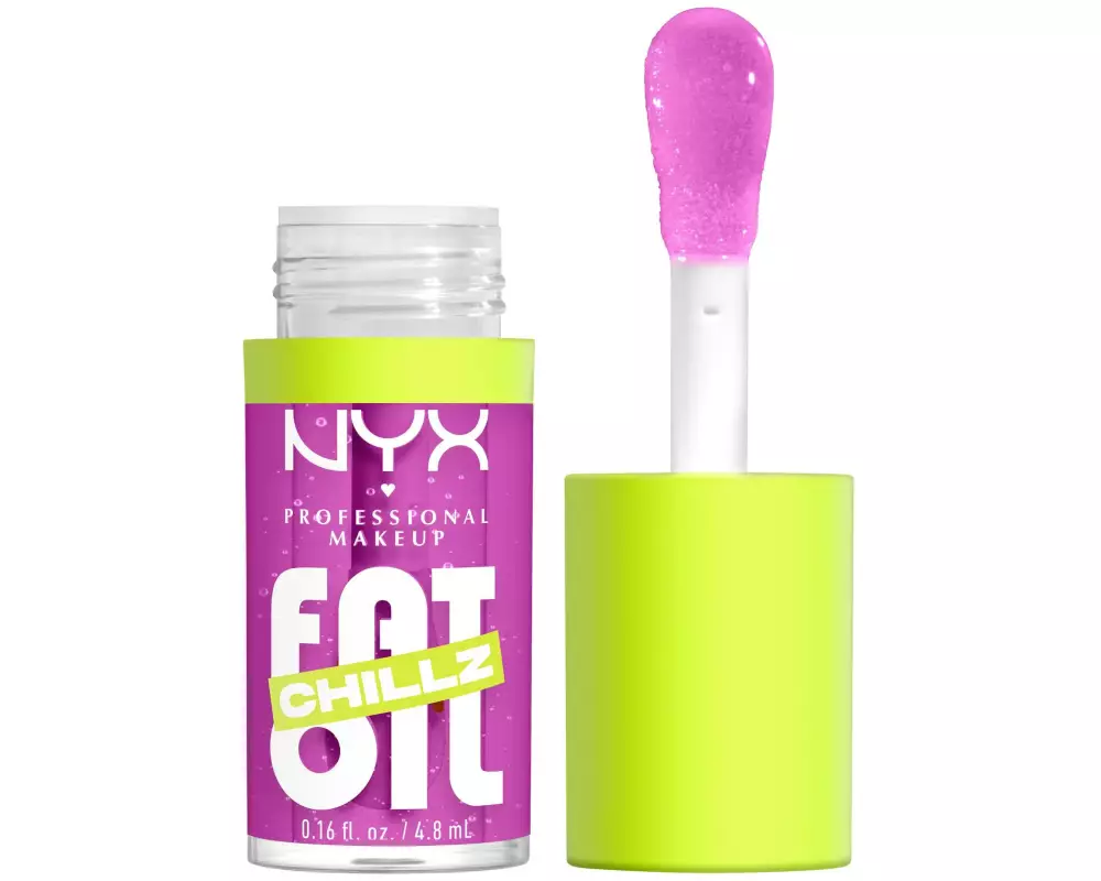 NYX Professional Makeup Lip Gloss Fat Oil Chillz Strawberry Slush
