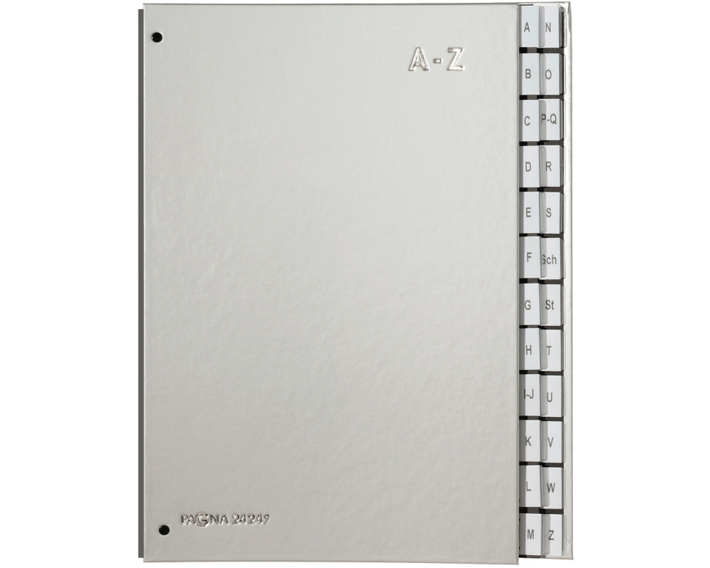 PAGNA Pultordner Color A4 24249-14 silber A-Z