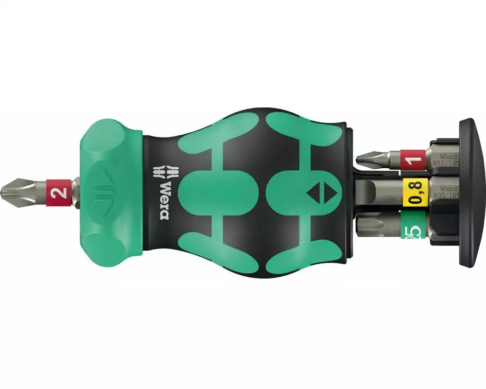 Wera Kraftform Kompakt Stubby Magazin RA 1, 6-teilig