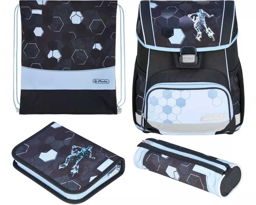 Herlitz Schulthek-Set Loop Plus Soccer 17 l