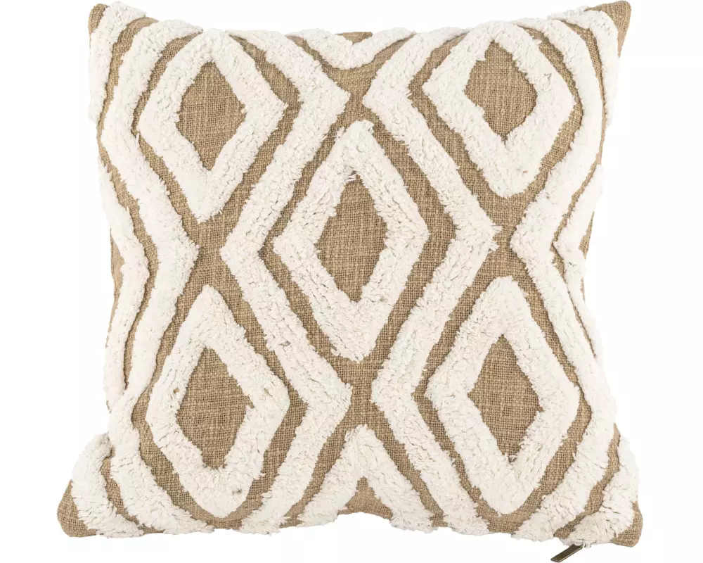 Tiseco Kissen Sahara Contrast 45 x 45 cm, Sand