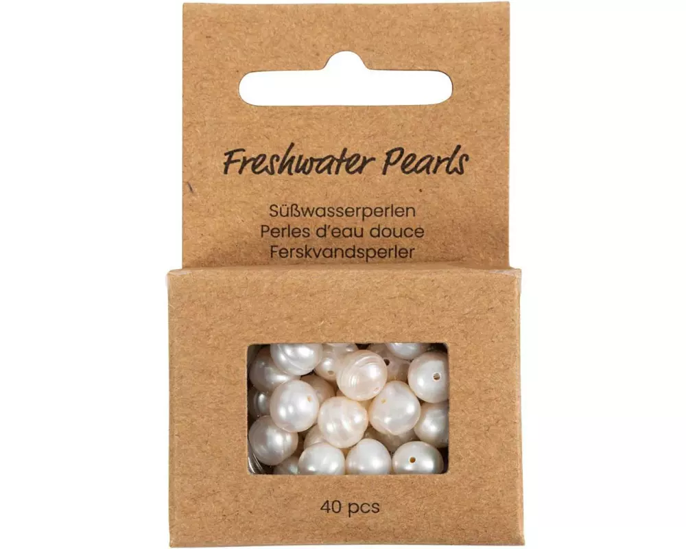 Creativ Company Perlen-Set Süsswasserperlen 4 mm