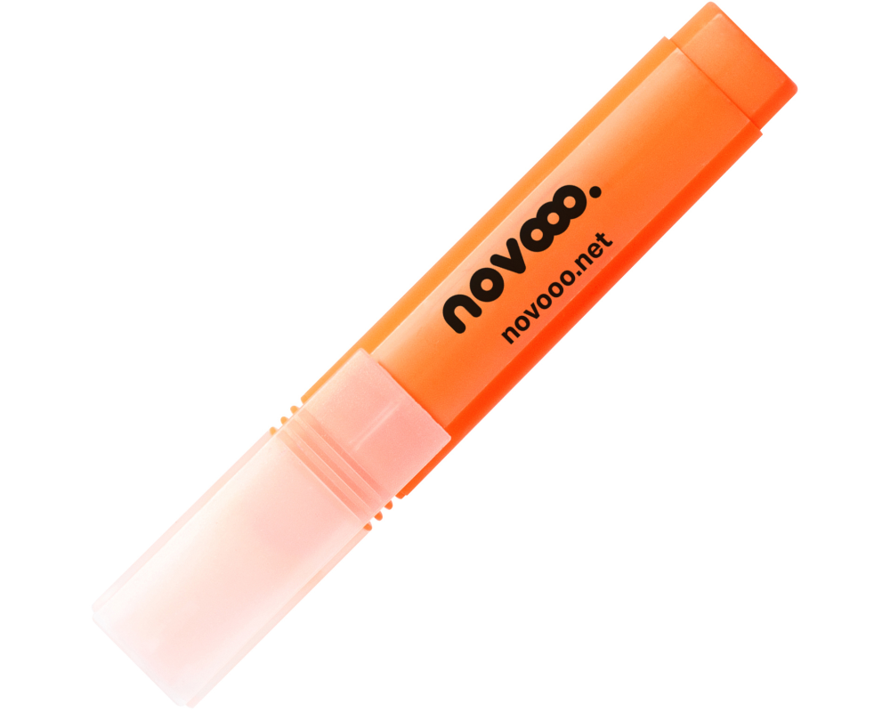 NOVOOO Textmarker 1mm 27846 orange, dreikant