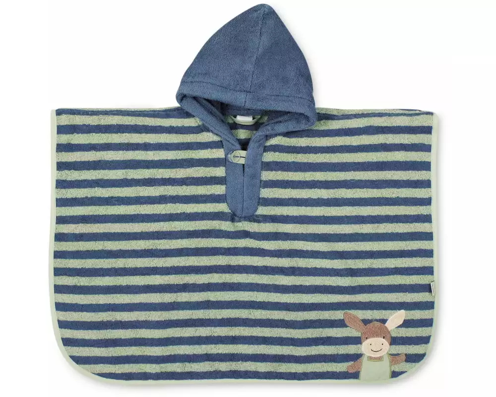 Sterntaler Baby-Poncho Emmily Blau