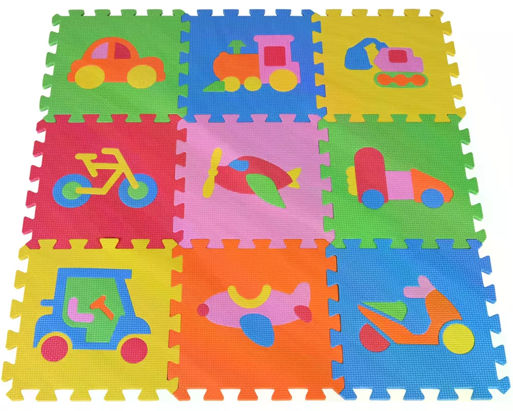 Knorrtoys Puzzlematte Fahrzeuge 9-Teilig