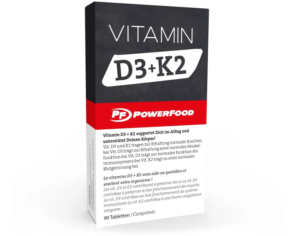 PowerFood Kapseln Vitamin D3 + K2 41 g