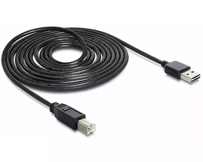 Delock USB 2.0-Kabel EASY-USB USB-A - USB-B 1 m