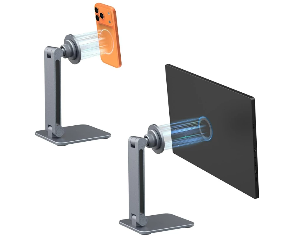 4smarts Halterung Tablet / Smartphone ErgoPro, grau Magnetisch