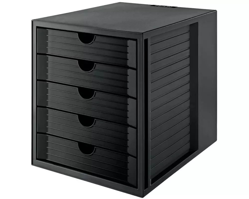 HAN Schubladenbox System Box Karma A4 Schwarz