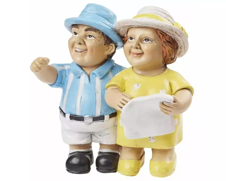 HobbyFun Mini-Figur Urlauberpaar 7 x 6 cm