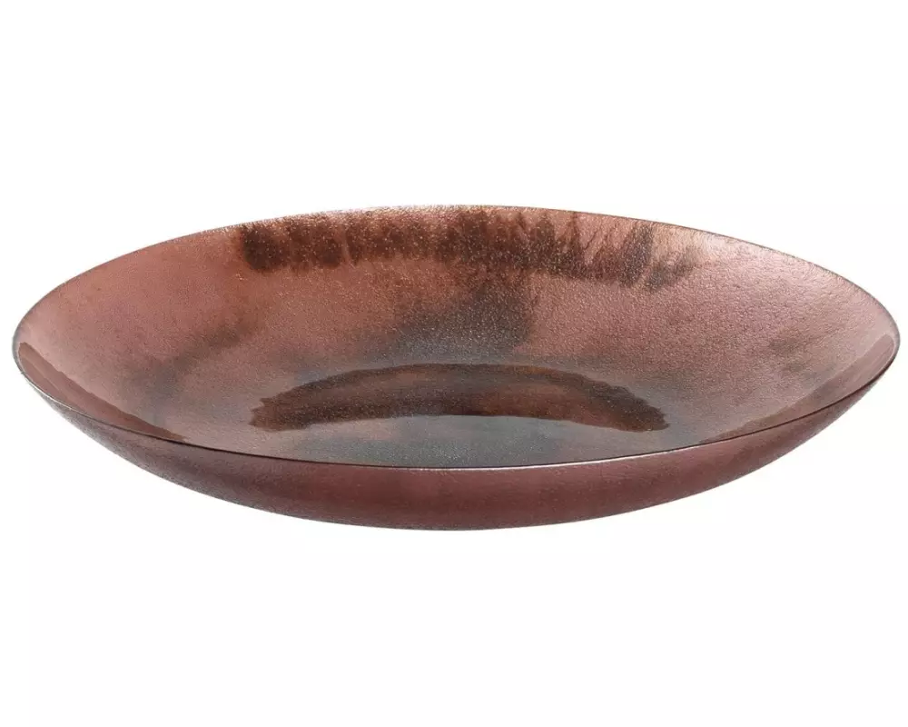 Leonardo Schale Poesia 50 cm, 1 Stück, Grau/Rot