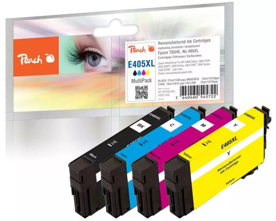 Peach Tintenset Epson No. 405XL MultiPack BK/C/M/Y