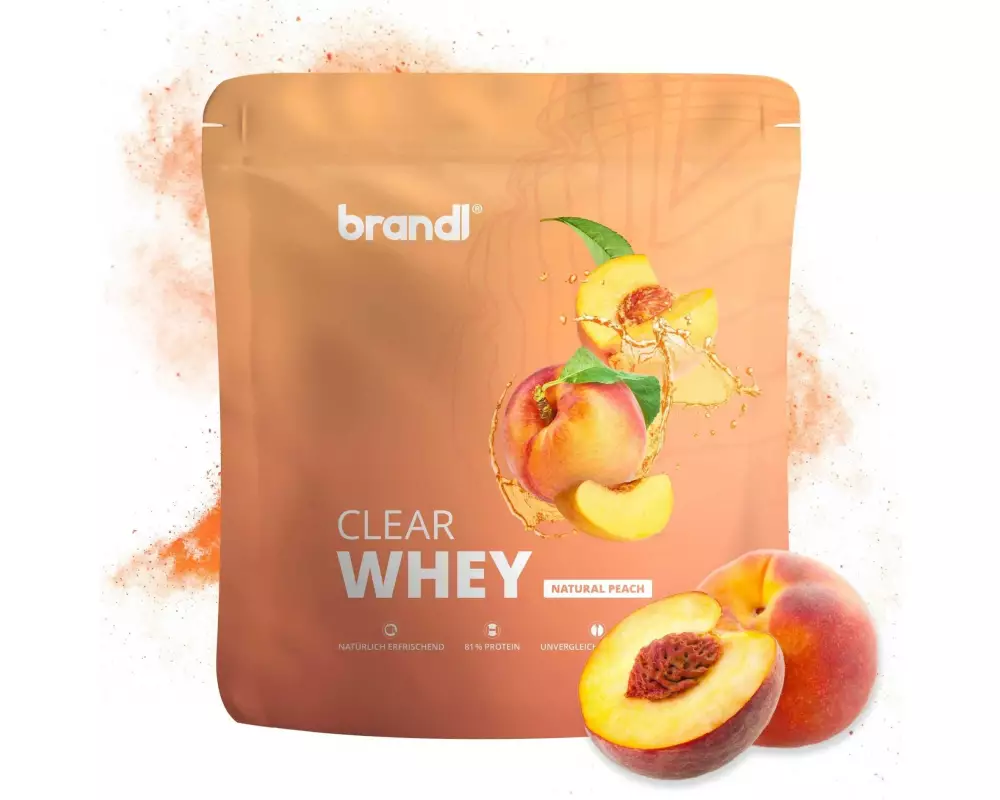 Brandl-Nutrition Pulver Clear Whey Pfirsich 800 g